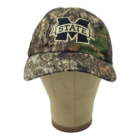 Mississippi State Bulldogs NCAA Camo Strapback Cap Hat Baseball Embroidered Logo - Picture 13 of 14